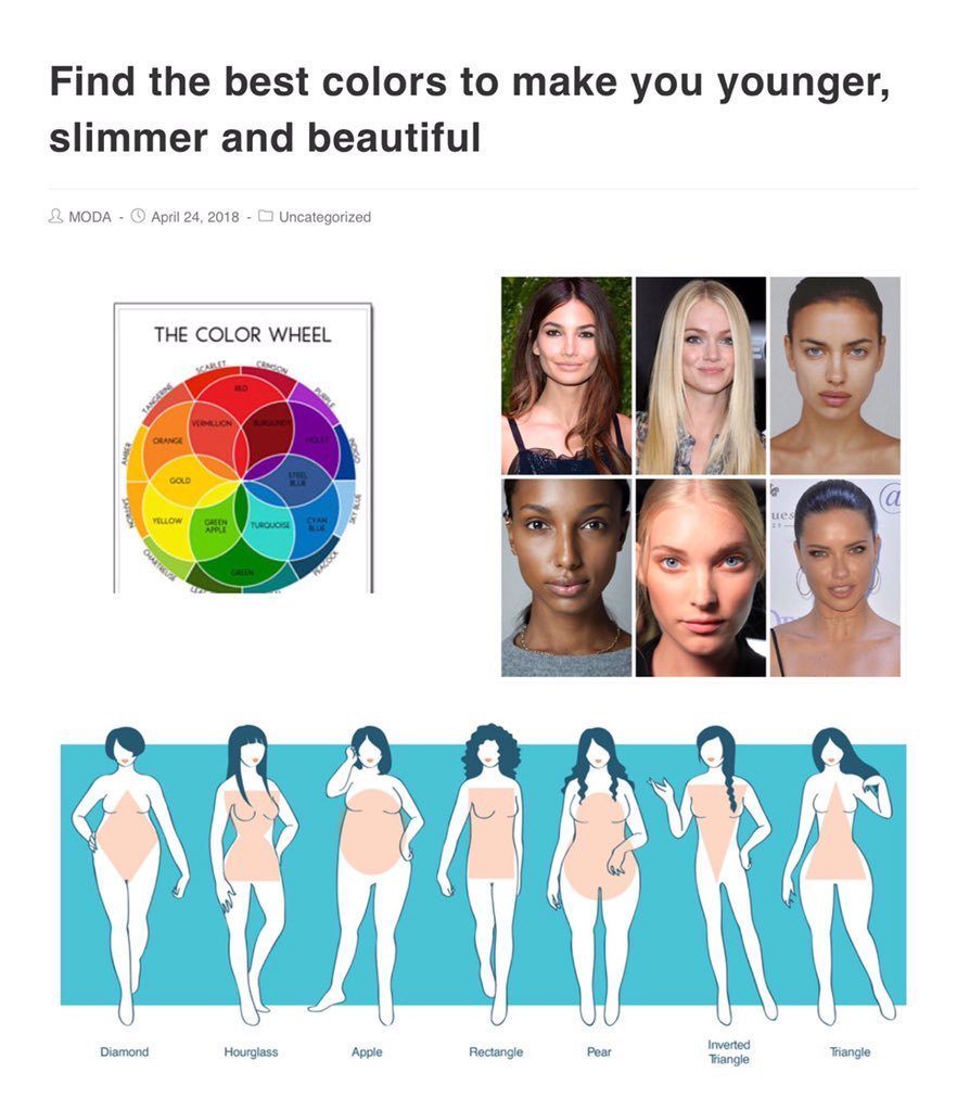You are currently viewing Find the best colors to make you younger, slimmer and beautiful